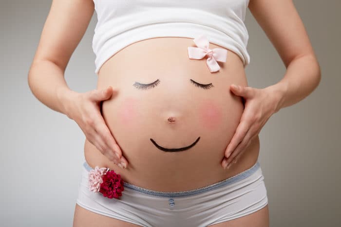 胎兒發育可以識別子宮中的面部