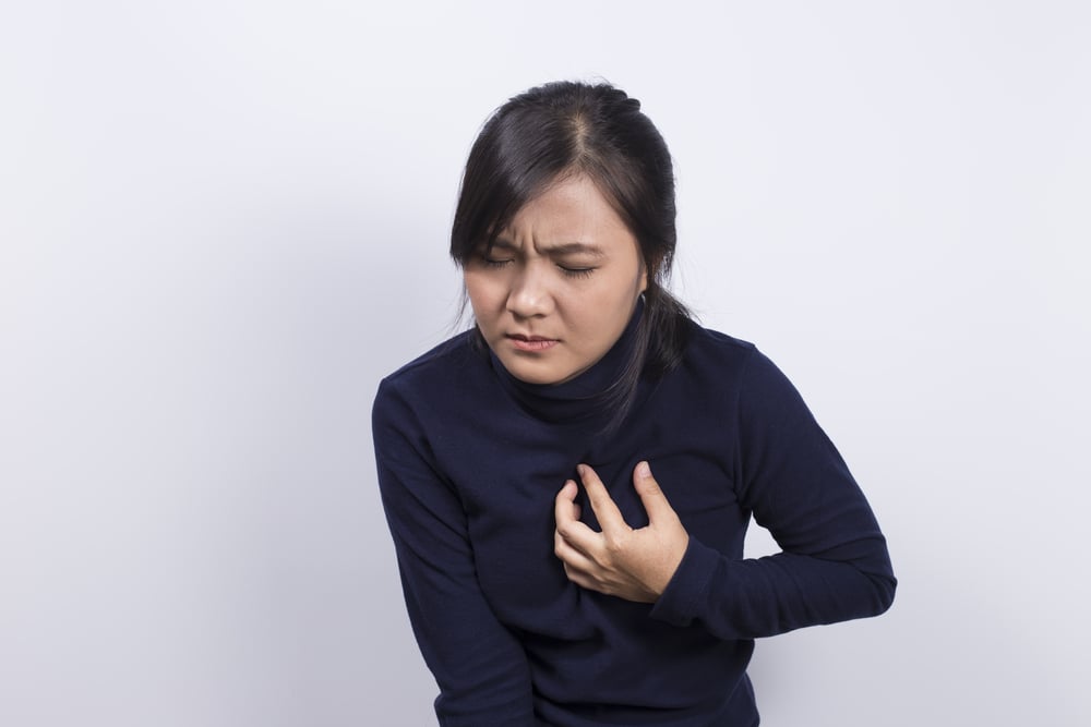 胸痛是心髒病的特徵