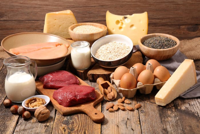 低脂肪的蛋白質來源
